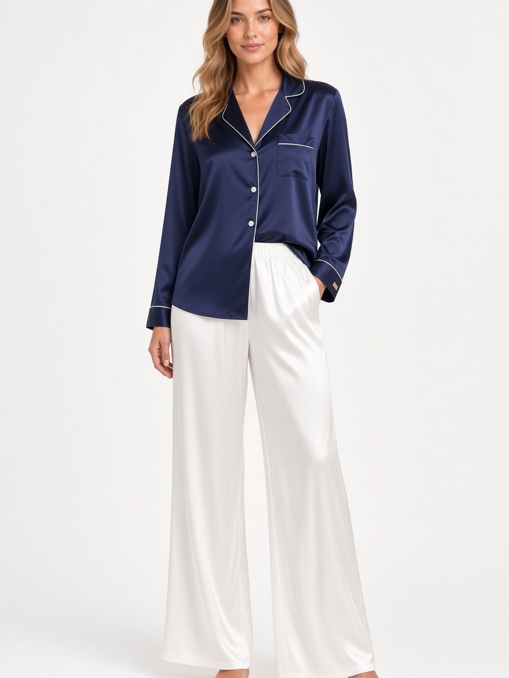Cozy Earth Serenity Silk Wide-Leg Pant size XS NWT